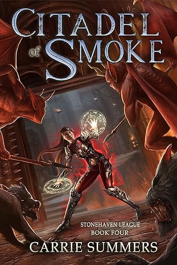 Cover of Citadel of Smoke: A LitRPG and GameLit Adventure (Stonehaven League Book 4)
