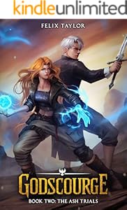 Cover of Godscourge Book 2: The Ash Trials: (A Progression Fantasy Adventure)