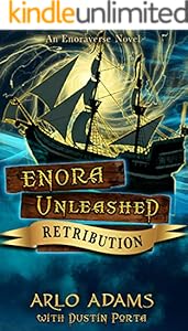 Cover of Retribution: A Fantasy LitRPG Gamelit Adventure (Enora Unleashed Book 3)